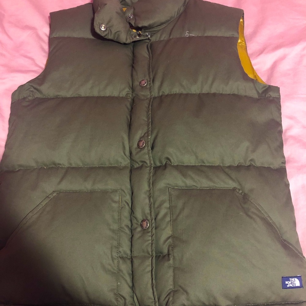 The North Face Green Puffer Vest